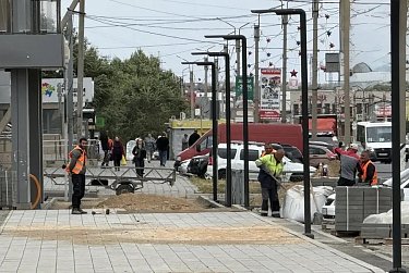 В Новотроицке проходит реконструкция сразу нескольких общественных пространств
